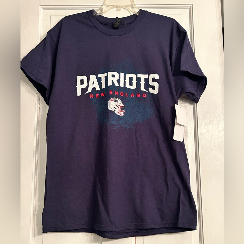 NFL New England Patriots Youth Navy Blue Graphic Tee
